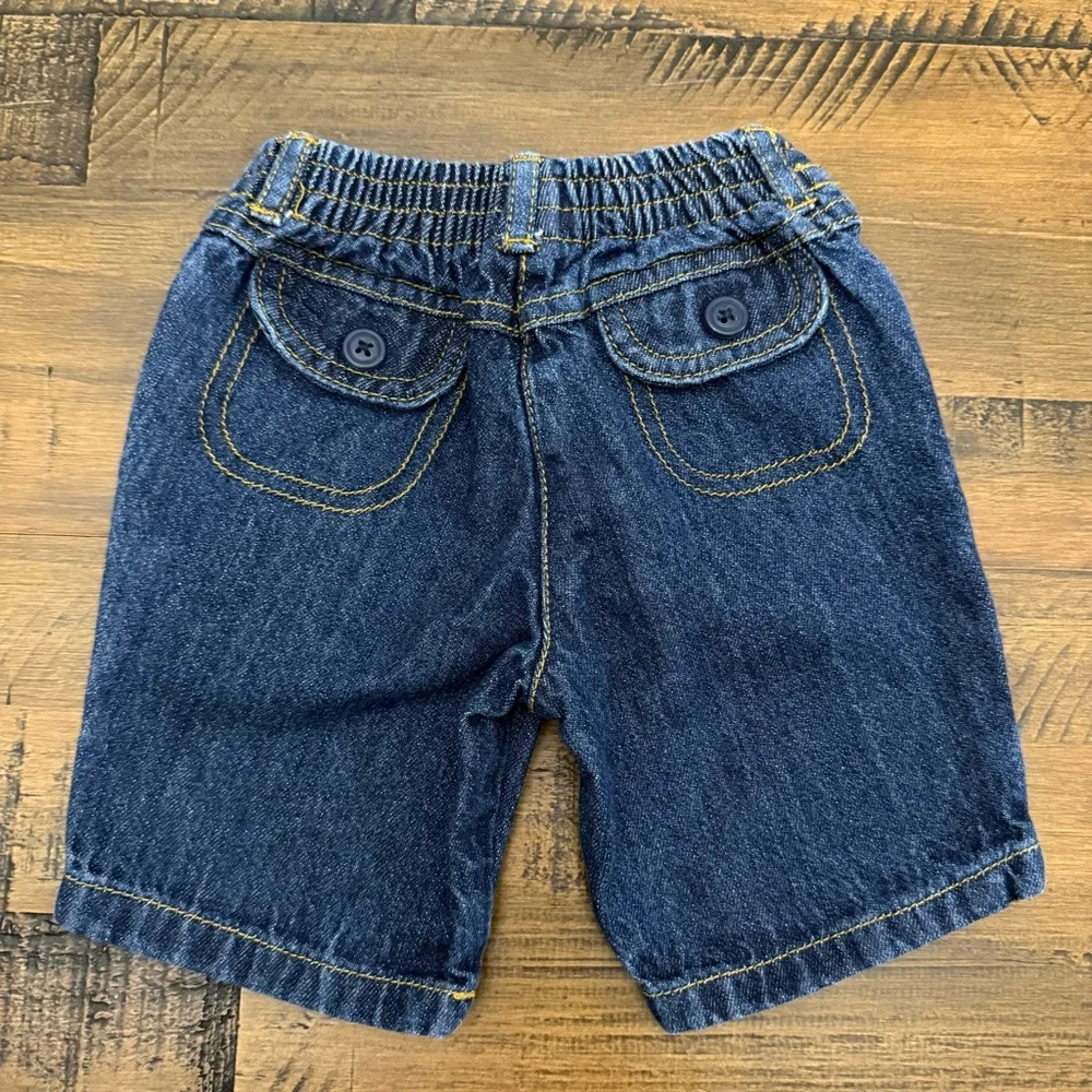 Gymboree Little Strawberry Line Size‎ 3-6 Months Denim Jeans EUC